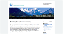 Desktop Screenshot of mycodis.com
